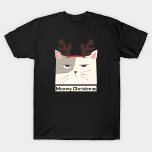 Meowy Christmas T-Shirt